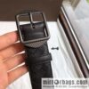 BOTTEGA VENETA, woven cowhide combined with retro needle button belt 3.5CM