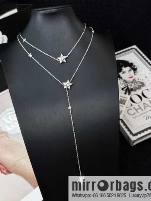 wsxc1718721906439_0-800x800pdk5nmxdrqb71773_20250630151010.jpg ❗️New ❗️☀️ New ☑️ Chanel pentagram double c necklace sweater chain ☀️