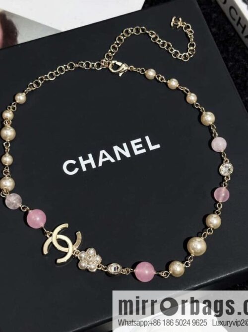 wsxc1718721927552_3-800x800qt3xqhorrjs71689_20250630150721.jpg ❗️New ❗️ Chanel necklace ☀️ new ☑️ Chanel pink pearl double c necklace ☀️
