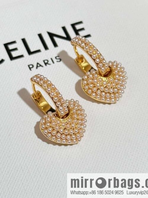 wsxc1718721930623_0-800x800rjsmnce3cti71678_20250630150658.jpg ❗️New ❗️ ☀️ original order ☀️ new ☑️ Celine Celine simple wind pearl peach heart love stud earrings ☀️