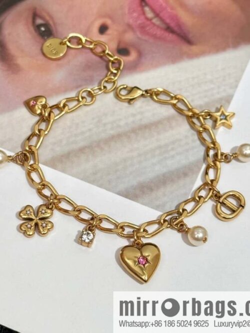 wsxc1718721975176_0-800x800plrn3f25qys71510_20250630150116.jpg New ☑️ Dior peach heart love fringed pearl CD four-leaf clover necklace