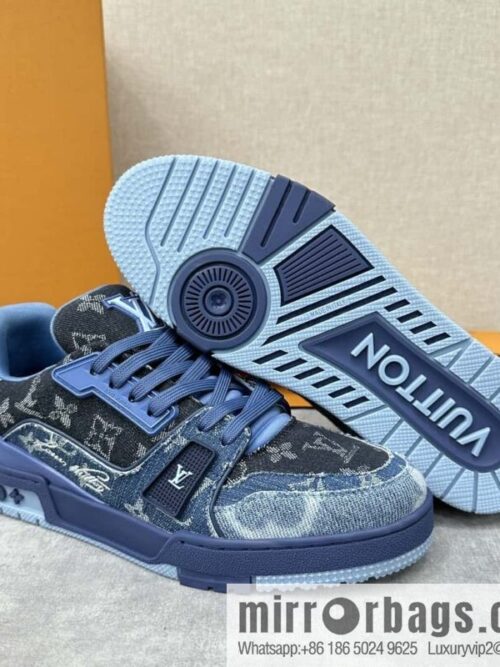 wsxc1718977709717_7-800x800d0n40gidu3g79498_20250630195111.jpg 💋💍L home new product L * V~ new TRAINER series sports shoes (denim) 1AC4YR