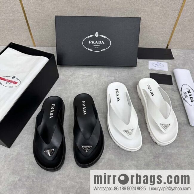 wsxc1719230056547_3-800x800k04v5l4a5ke70516_20250630142652.jpg ๐๐P new Prada * Prada-da, new men\'s leather flip-flops