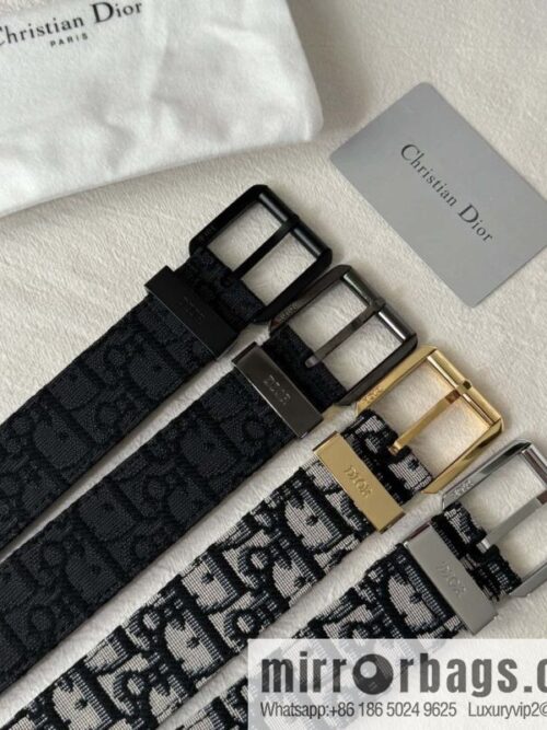 wsxc1719492294006_0-800x800311lz4af2od2615_20250625025600.jpg DIOR OBLIQUE print with black cowhide lychee bottom belt 3.5CM