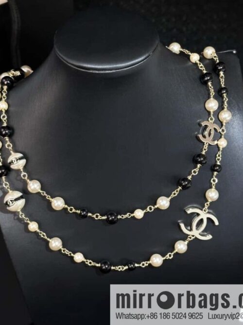 wsxc1719576379077_0-800x800532ezahxkn063061_20250630095743.jpg ❗️New ❗️ ☀️ New ☑️ Chanel Double C Pearl Necklace Sweater Chain ☀️