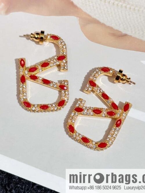 wsxc1719576400553_0-800x800aq0gqj1fp0q62970_20250630095444.jpg ❗️New ❗️ New ☑️ VALENTINO red brick stud earrings