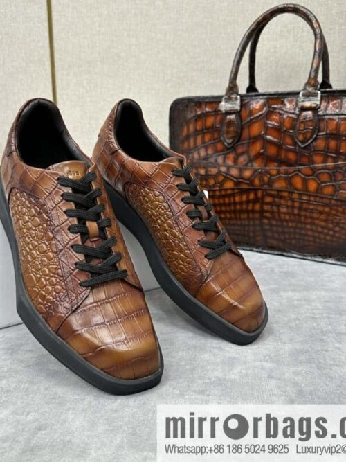 wsxc1720018198154_0-800x800gvlifzsc23i51126_20250630002929.jpg 💋💍Berlut Bruti, Geometric Styling Board Shoes Strike Stellar Casual Shoes Sneakers