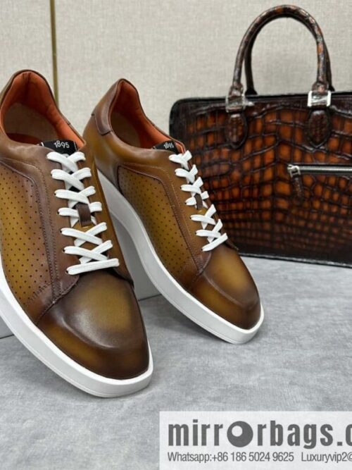 wsxc1720018313439_0-800x800b1ucsk2nock51172_20250630002956.jpg Berlut Bruti, Geometric Styling Board Shoes Strike Stellar Casual Shoes Sneakers
