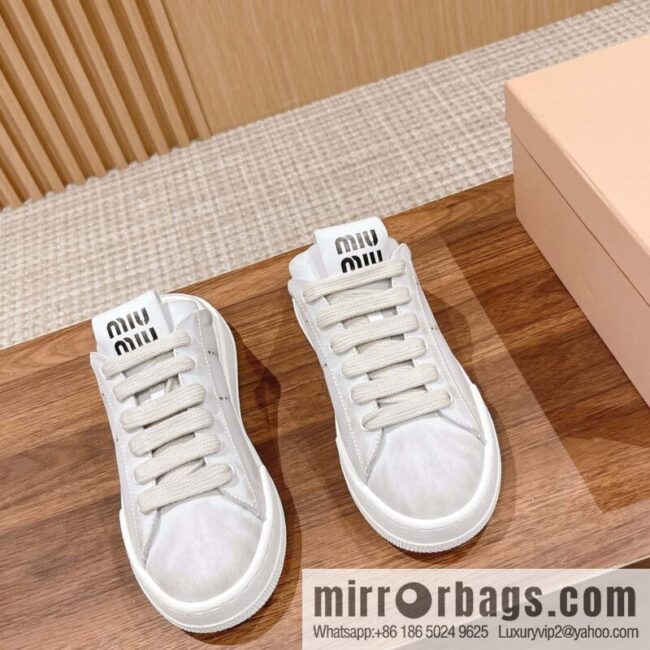 wsxc1720365414987_0-800x800dhvlzuz1bos40032_20250626055659.jpg MIUMIU Miao Miao 2023 new American dirty shoes, the latest catwalk sports little white shoes in early spring