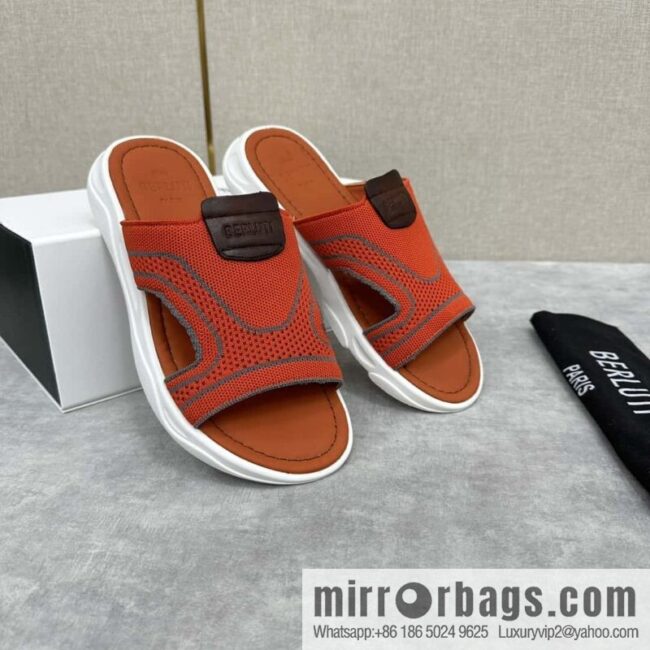 wsxc1720371295552_3-800x800ji2sgpvrrws39528_20250626054253.jpg ๐๐Berlut Bruti\'s new summer 2024 collection, the new Shadow knitted and leather slippers