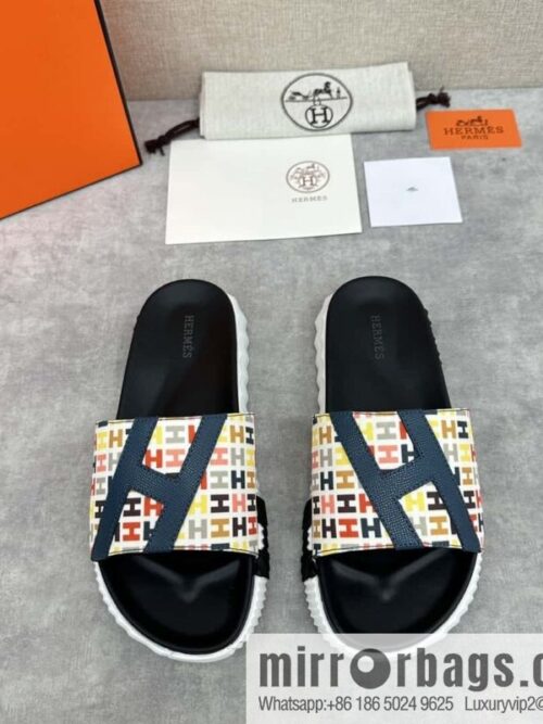 wsxc1720693942798_0-800x800cnyxabwq2qv38949_20250626052657.jpg 💋💍 H new cross slippers Hermès * Hermès-Shi, the latest classic men\'s Electric slippers