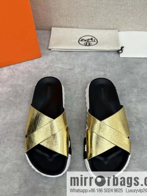 wsxc1720693952905_0-800x80025fsfusm1vu28763_20250626013459.jpg 💋💍 H new cross slippers Hermès * Hermès-Shi, the latest classic men\'s Electric slippers