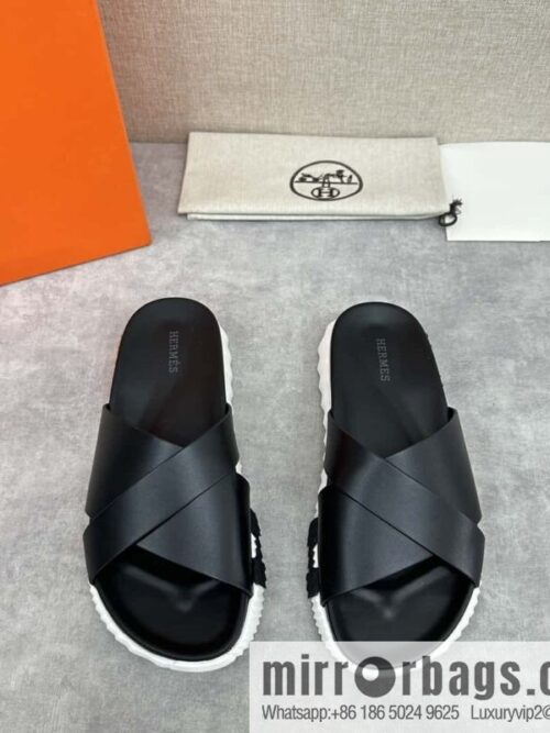 wsxc1720693964330_0-800x800op4x3wirnnc28651_20250626013213.jpg 💋💍 H new cross slippers Hermès * Hermès-Shi, the latest classic men\'s Electric slippers