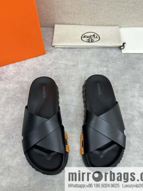 wsxc1720693970296_0-800x800qtk2gbzkdtr28619_20250626013121.jpg 💋💍 H new cross slippers Hermès * Hermès-Shi, the latest classic men\'s Electric slippers