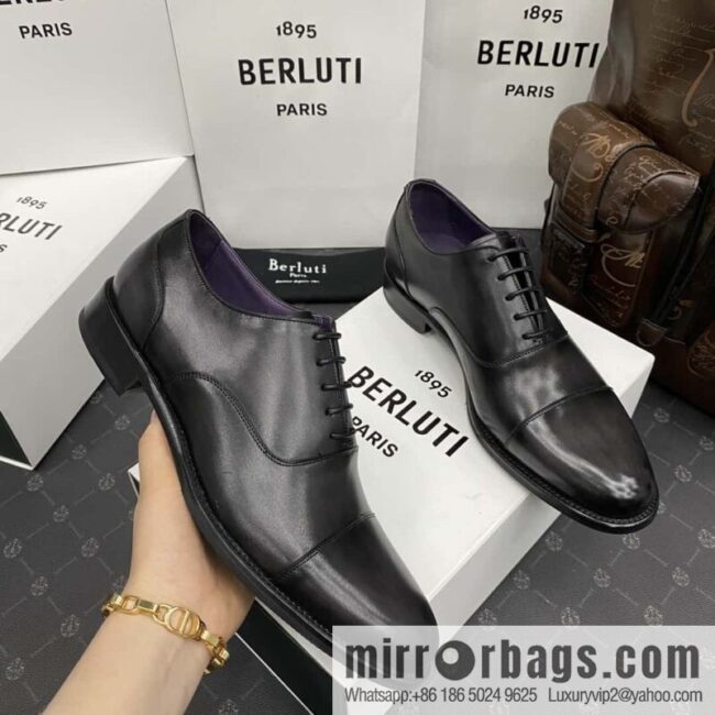 Hot Sale Returns Burlut Galet Hand Polished Cowhide Oxford Shoes