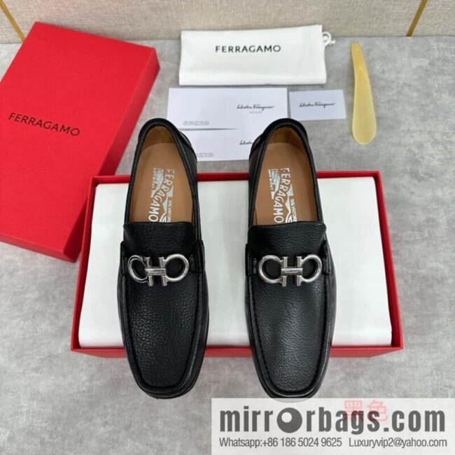 wsxc1722087638410_0-800x800rc13n4uxu0j11614_20250625042237.jpg ππSF Replica Luxury Handbag, Fira~ Gemu FERRAGAM * Early Spring New Loafers Leather Shoes Gancini Buckle Moccasin Shoes