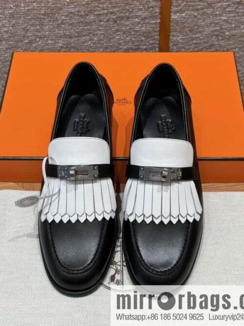 wsxc1725289091382_0-800x800kzk23urqjur10965_20250625041621.jpg HERMES 227Destin loafers, black/ck89/noir calfskin/calfskin