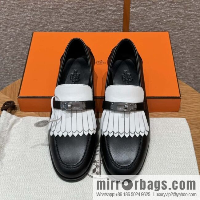 wsxc1725289091382_0-800x800kzk23urqjur10965_20250625041621.jpg HERMES 227Destin loafers, black/ck89/noir calfskin/calfskin