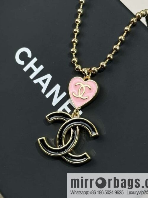 wsxc1725628591337_0-800x800vqoos4e15rz62418_20250630093738.jpg New ☑️ CHANEL double C peach heart love necklace, earrings and studs