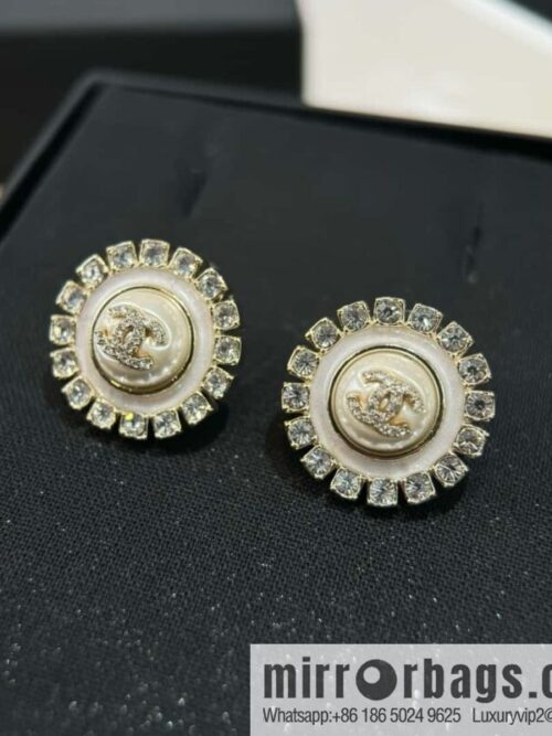 wsxc1725628599725_5-800x800bk4hsfbehhx62396_20250630093656.jpg New ☑️ CHANELC1 double C full diamond pearl earrings