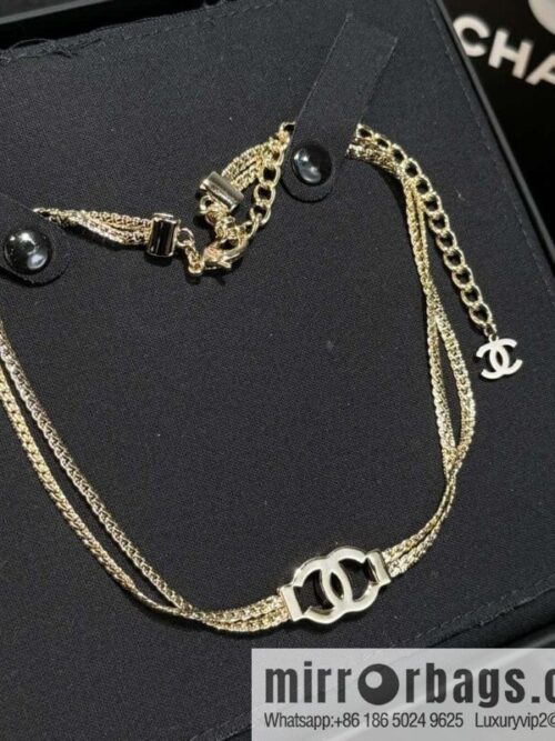 wsxc1726246077963_0-800x800huomlnakc2g62065_20250630020937.jpg ❗️New ❗️☀️ New ☑️ Chanel Gold Double C Double Snake Bone Chain Necklace ☀️