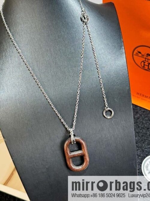wsxc1727100639044_0-800x800yvvalqhgcrd52607_20250630004427.jpg ❗️New ❗️ New ☑️ Hermès HERMES Pig Nose Chaine d\'Ancre Necklace
