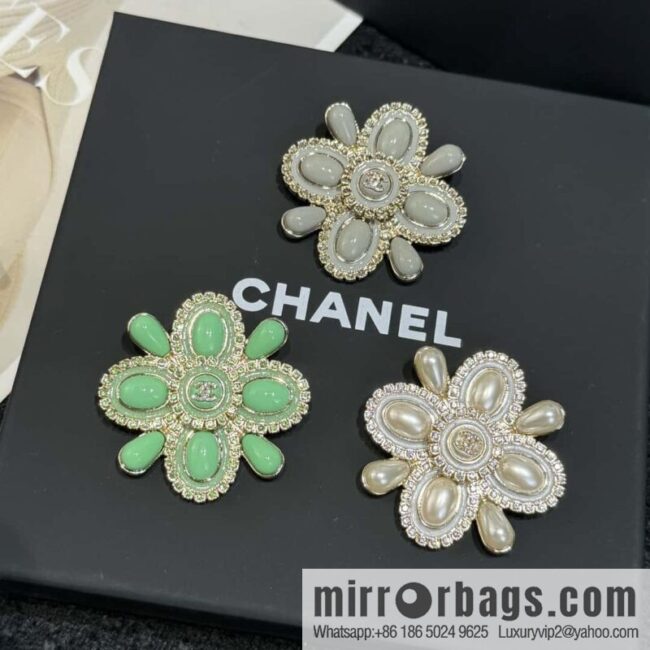 ❗️New ❗️ ☀️ new ☑️ Chanel double c flower brooch ☀️