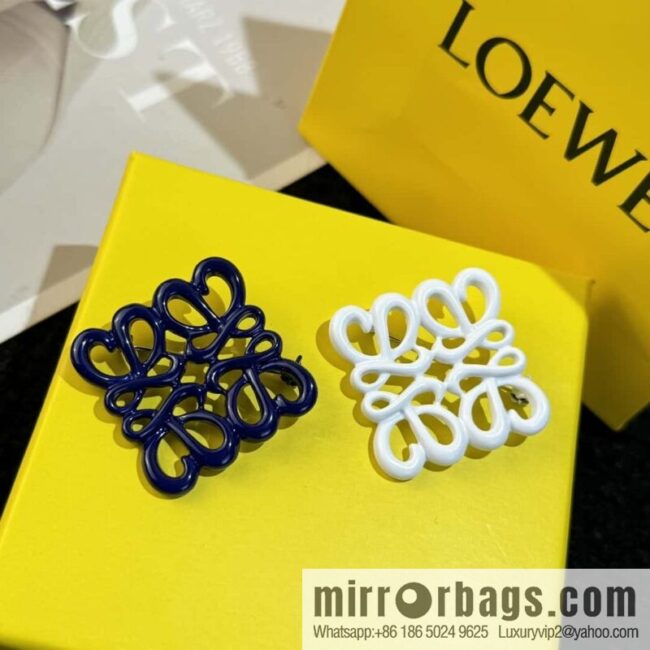 LOEWE Square Mooncake Brooch
