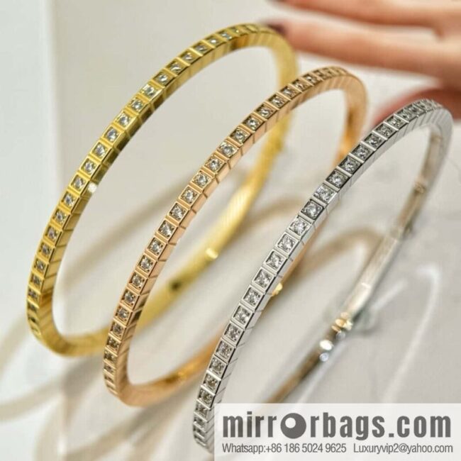 ❗️New ❗️ full diamond, Chopard ICE CUBE series small square bracelet