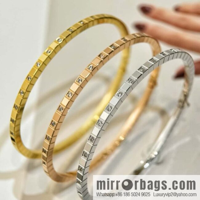 ❗️New ❗️ Spacer Diamond Chopard ICE CUBE Small Square Bracelet