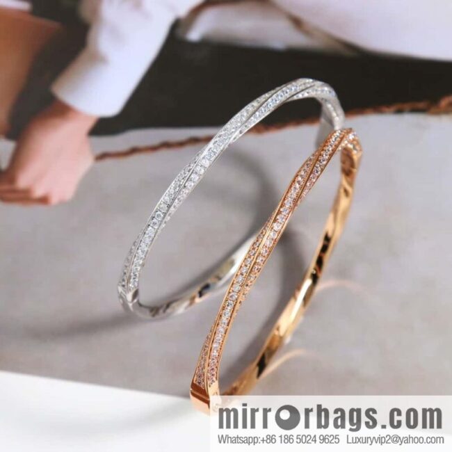 ❗️New ❗️ GRAFF Graff Spiral Inlaid Diamond Spiral Full Diamond Bracelet