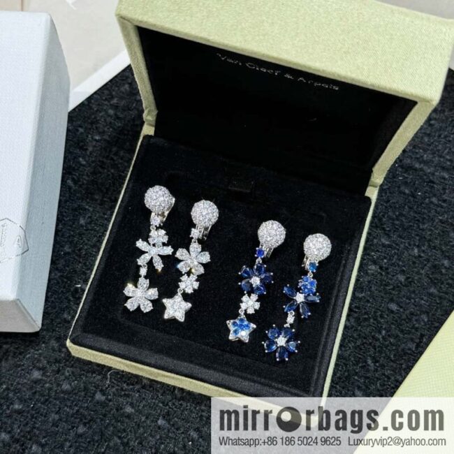 ❗️New ❗️ ☀️ Van Cleef & Arpels A Midsummer Night\'s Dream Folie des Pres Earrings Earrings ☀️