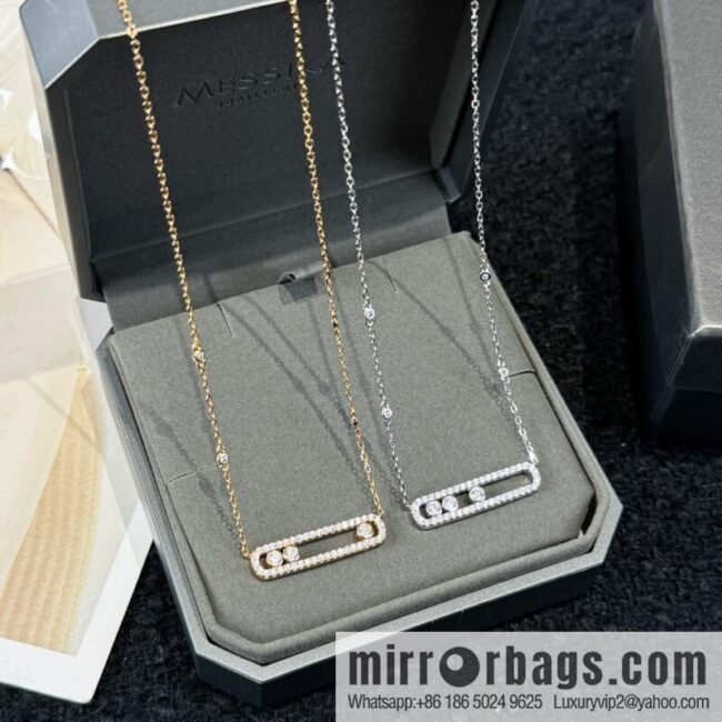 ❗️New ❗️ ☀️ Messika Three Diamond Glossy Necklace ☀️