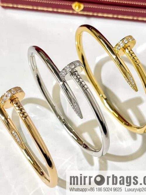 wsxc1732542885657_2-800x800lskrv0ibyy529645_20250626020029.jpg ❤️Popular (new version) ☀️ head and tail with drill ☀️ Cartier LOVE series, head and tail with drill nail bracelet ☀️