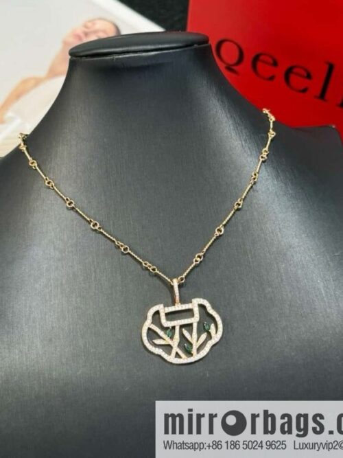 wsxc1732542962660_4-800x800qr4wkqwiemh29468_20250626015605.jpg ❗️New ❗️ ☀️ Qeelin Yu Yi Flower Moon Ruyi Bamboo Necklace ☀️