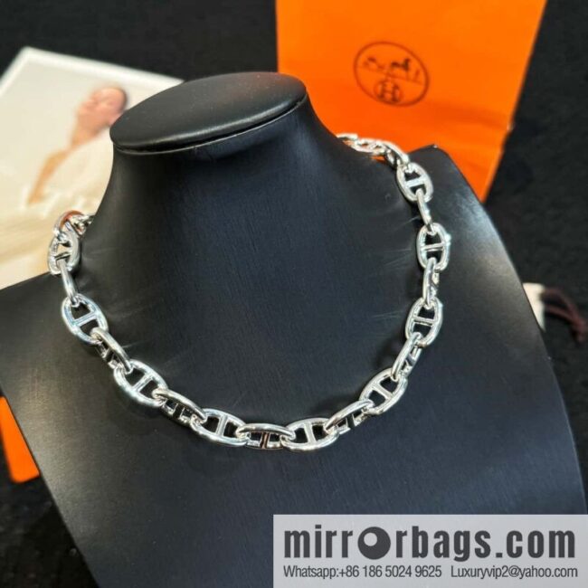 ❗️New ❗️ New ☑️ Hermès HERMES Pig Nose Chaine d Ancre Necklace