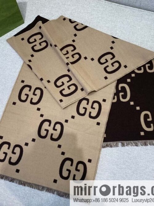 wsxc1733503353376_6-800x800t5ldnkcs1gx6720_20250625125716.jpg 𝐆𝐔𝐂𝐂¹•『 big GG double-sided wool scarf \"the highest version▪️