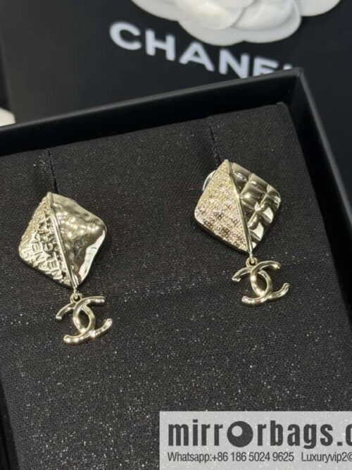 wsxc1734959455931_0-800x800e51ugzadicu28903_20250626013928.jpg ❗️New ❗️☀️ New ☑️ Chanel C2 double c gold diamond stud earrings ☀️