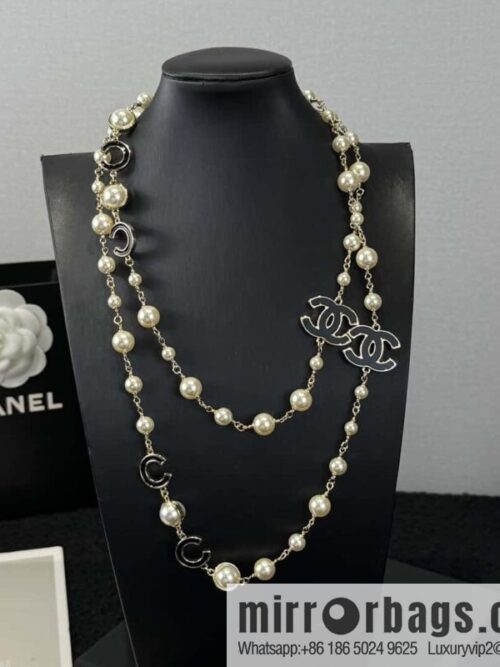 wsxc1734964222220_4-800x800mghzfpa2yx028792_20250626013556.jpg ❗️New ❗️☀️ new ☑️ Chanel double c pearl coco necklace sweater chain ☀️
