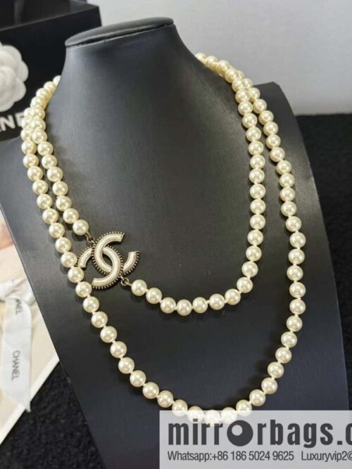 wsxc1734964295964_5-800x800o2todrpwzf017721_20250625195552.jpg ❗️New ❗️ ☀️ New ☑️ Chanel Double C Pearl Necklace Sweater Chain ☀️