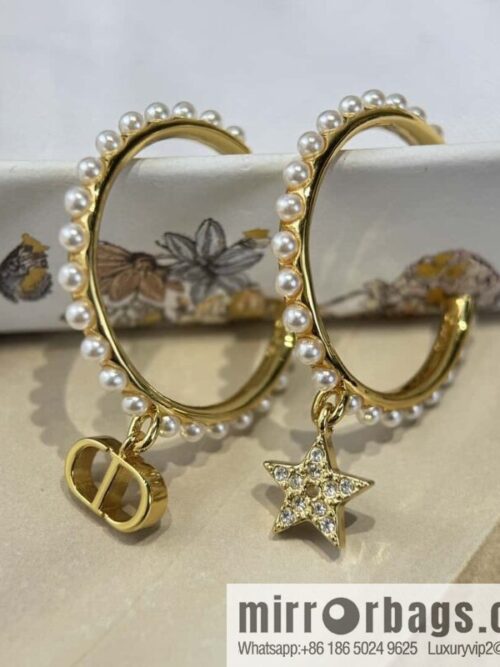wsxc1734964355329_0-800x800xhe5vkuoqrw17530_20250625195001.jpg New ☑️ DIOR dior half round star pearl stud earrings