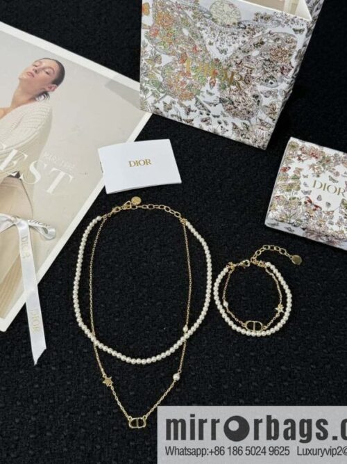 wsxc1734964365281_1-800x8004ovd1pqncyc17506_20250625194915.jpg New ☑️ Dior Double Pearl CD Necklace Bracelet