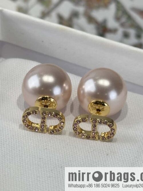 wsxc1734964478017_2-800x800ute15jfku5517352_20250625194449.jpg ☀️New ☑️ Dior pink pearl CD stud earrings