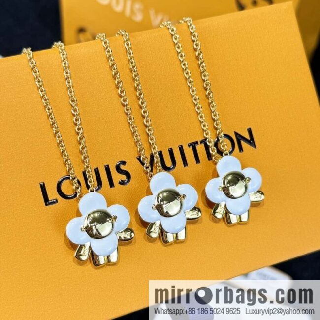 ❗️New ❗️ M02120 ☀ Original ☀ Louis Vuitton vivienne Vivian Sunflower Doll Necklace ☀