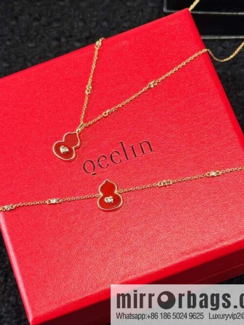 wsxc1734964638651_4-800x800ywfoaqjah202052_20250625103142.jpg ❗️New ❗️ ☀️☀️ Qeelin unicorn wulu gourd series agate diamond peach heart love bracelet necklace ☀️