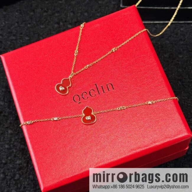 wsxc1734964638651_4-800x800ywfoaqjah202052_20250625103142.jpg ❗️New ❗️ ☀️☀️ Qeelin unicorn wulu gourd series agate diamond peach heart love bracelet necklace ☀️