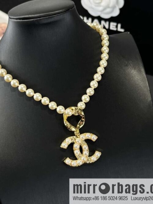 wsxc1734964665295_0-800x800ni5q30qqnz11969_20250625102911.jpg ❗️New ❗️☀️ New ☑️ Chanel Double C Pearl Necklace ☀️