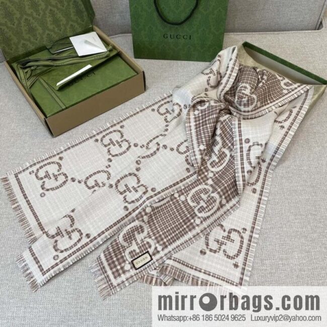 wsxc1739475933287_2-800x800lfotkqmiqwm6097_20250625123756.jpg GUCCI \"GG wool jacquard scarf\" ivory white