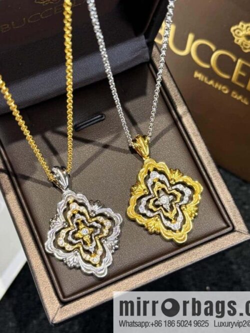 wsxc1739976782175_0-800x800jki4rcxnvaw1876_20250625102615.jpg ❗️New ❗️ ☀ Buccellati Opera House Collection oversized court-style spinning four-leaf clover necklace ☀️