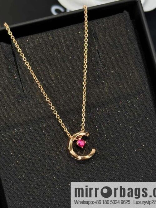 wsxc1739976839298_4-800x8004xy4lv0m4jy1835_20250625102455.jpg ❗️New ❗️ New ☑️ Chanel coco crush series red diamond water ice moon, moon necklace